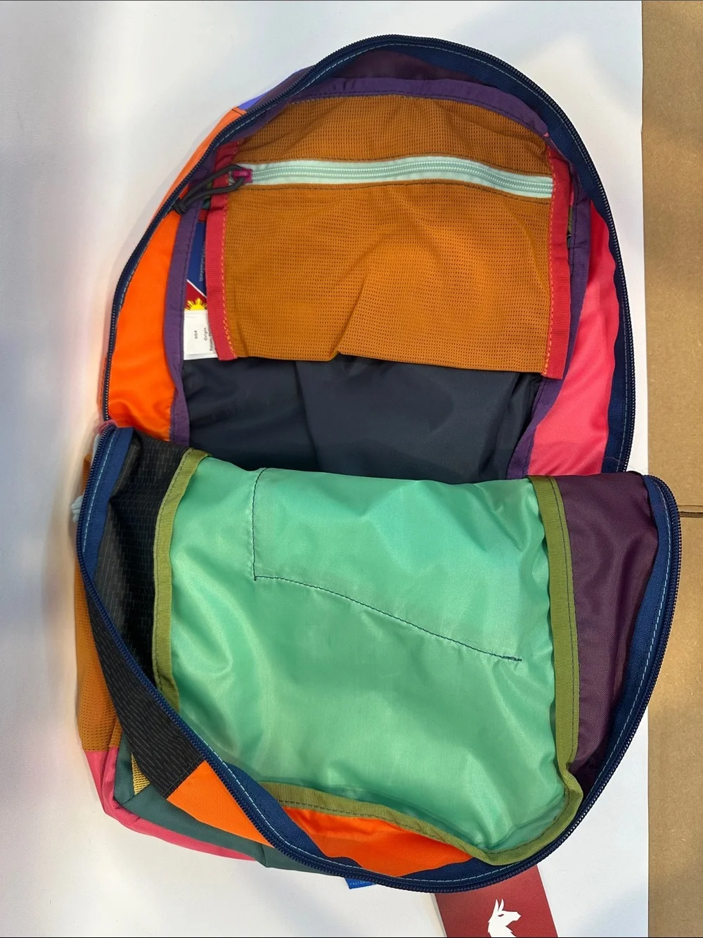 Cotopaxi Batac Del Día 16L Backpack One-of-a-Kind Multicolor Lightweight Daypack